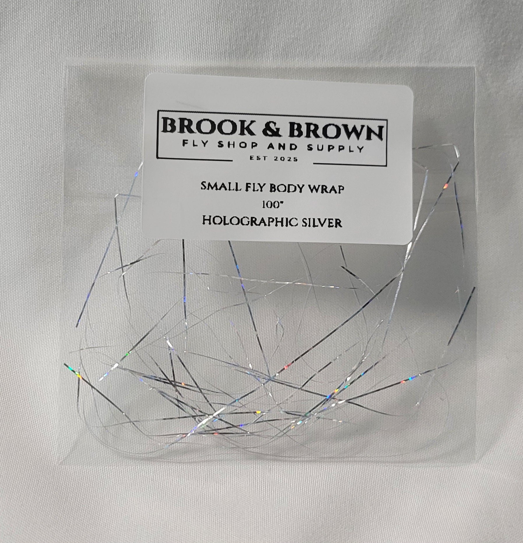 Small Fly (#18- - #26 Hook Size) Holographic Body Wrap