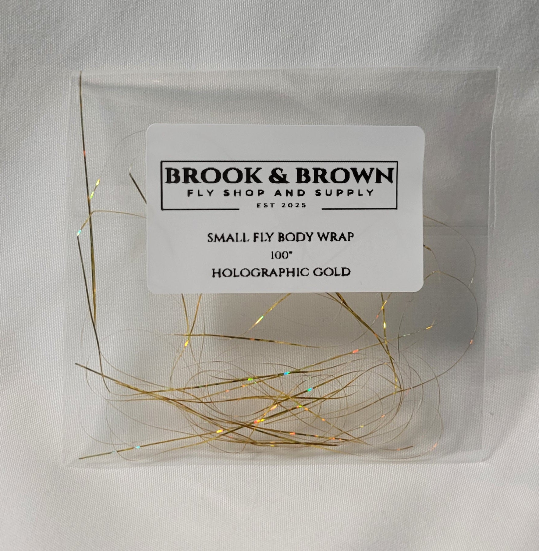 Small Fly (#18- - #26 Hook Size) Holographic Body Wrap