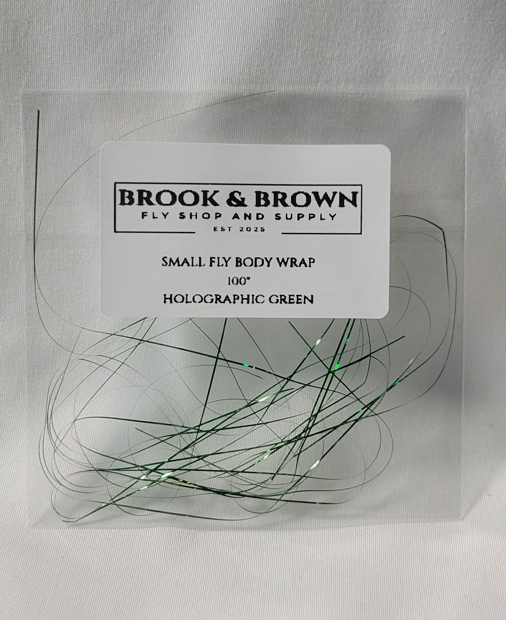 Small Fly (#18- - #26 Hook Size) Holographic Body Wrap