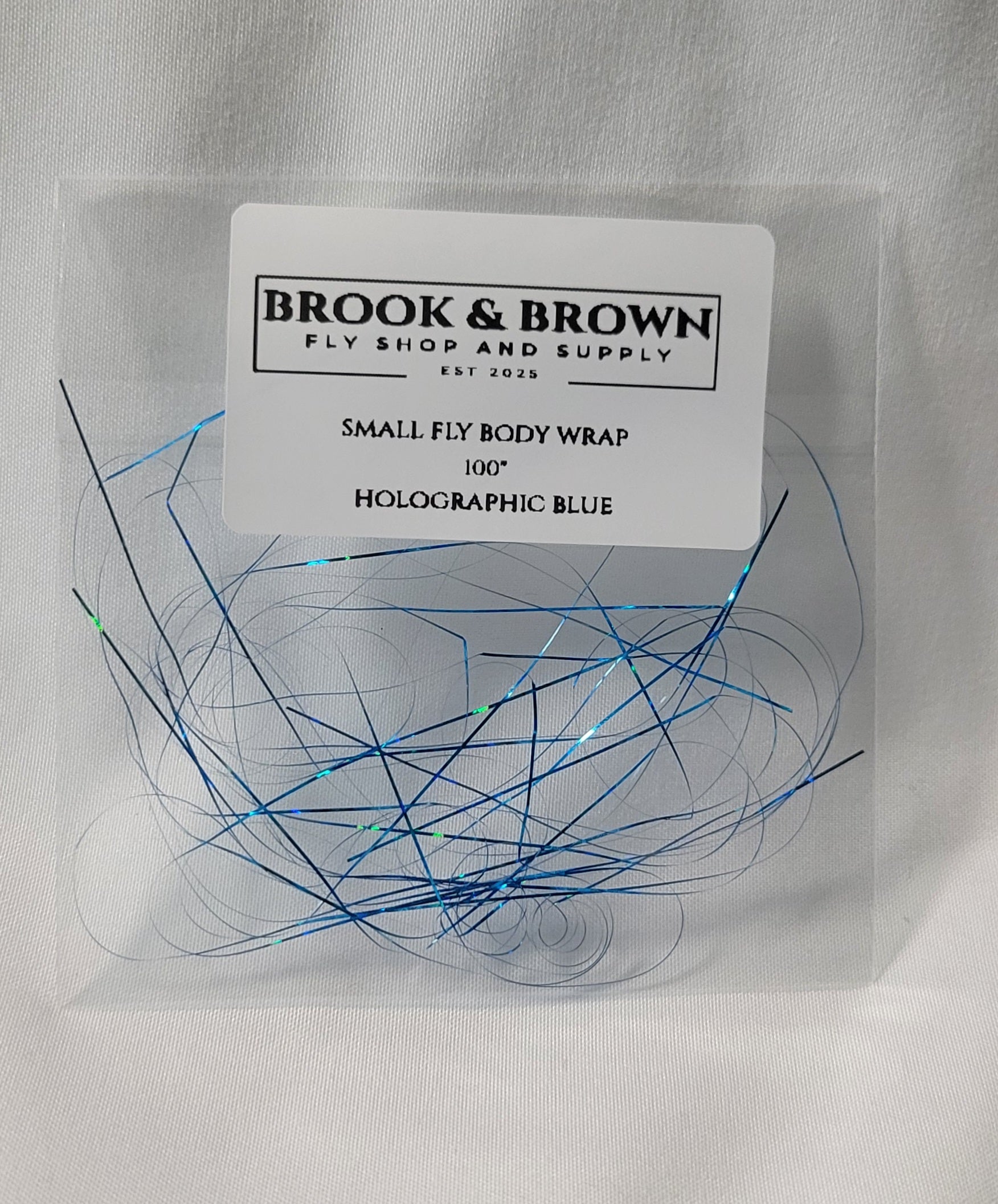 Small Fly (#18- - #26 Hook Size) Holographic Body Wrap