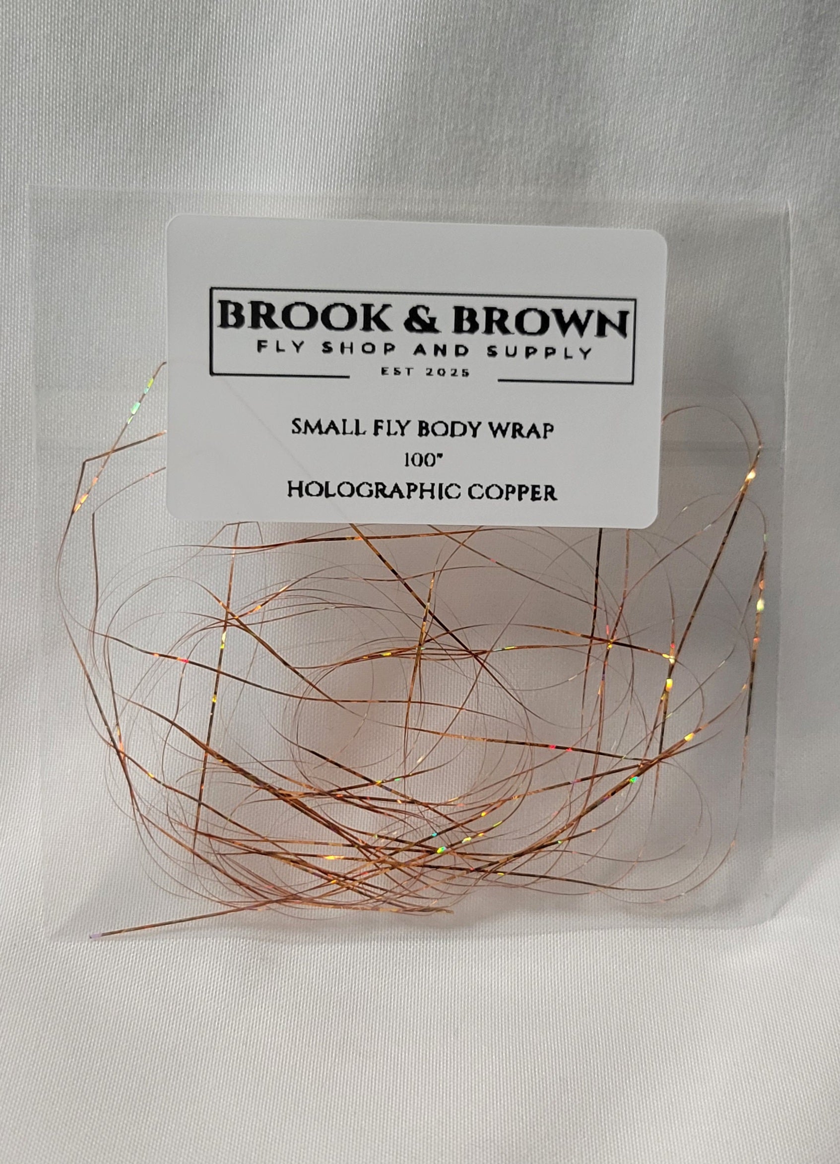 Small Fly (#18- - #26 Hook Size) Holographic Body Wrap
